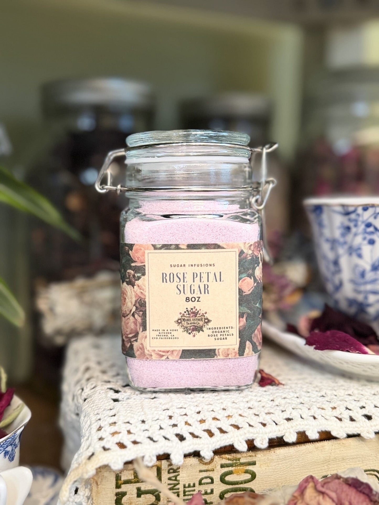 Rose Petal Sugar