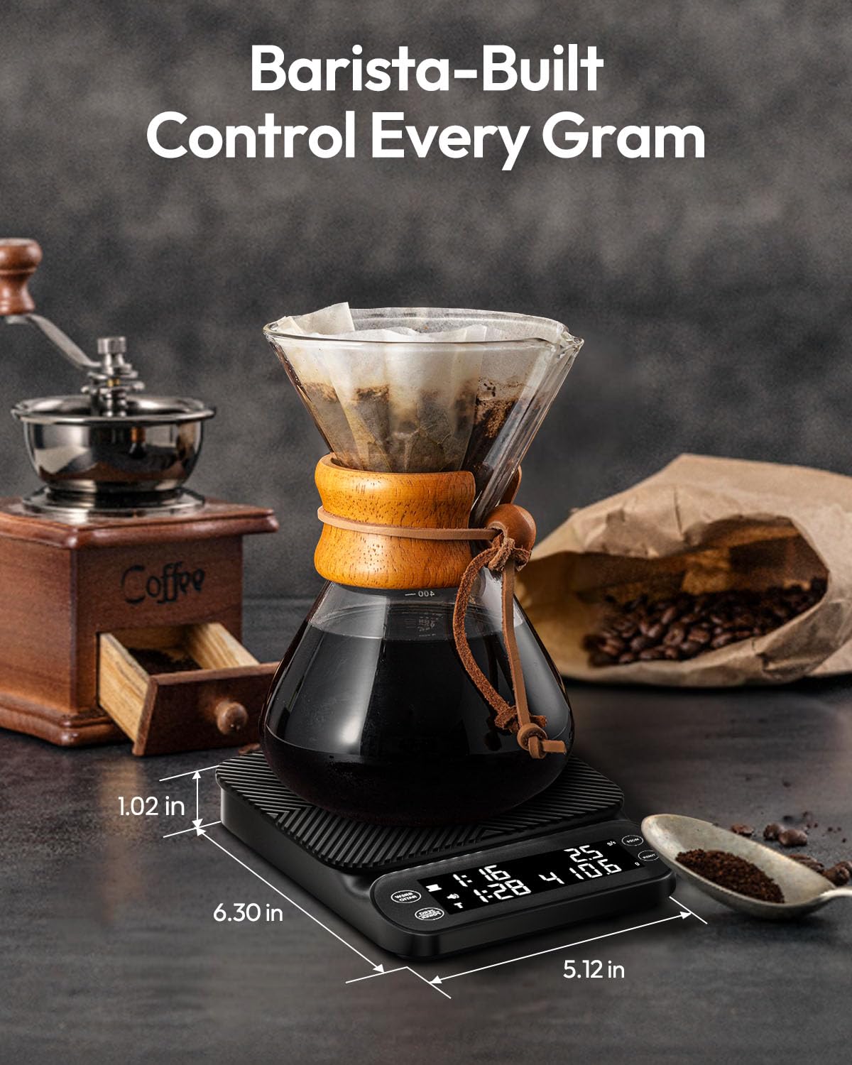 Coffee Scale with Timer - Maestri House