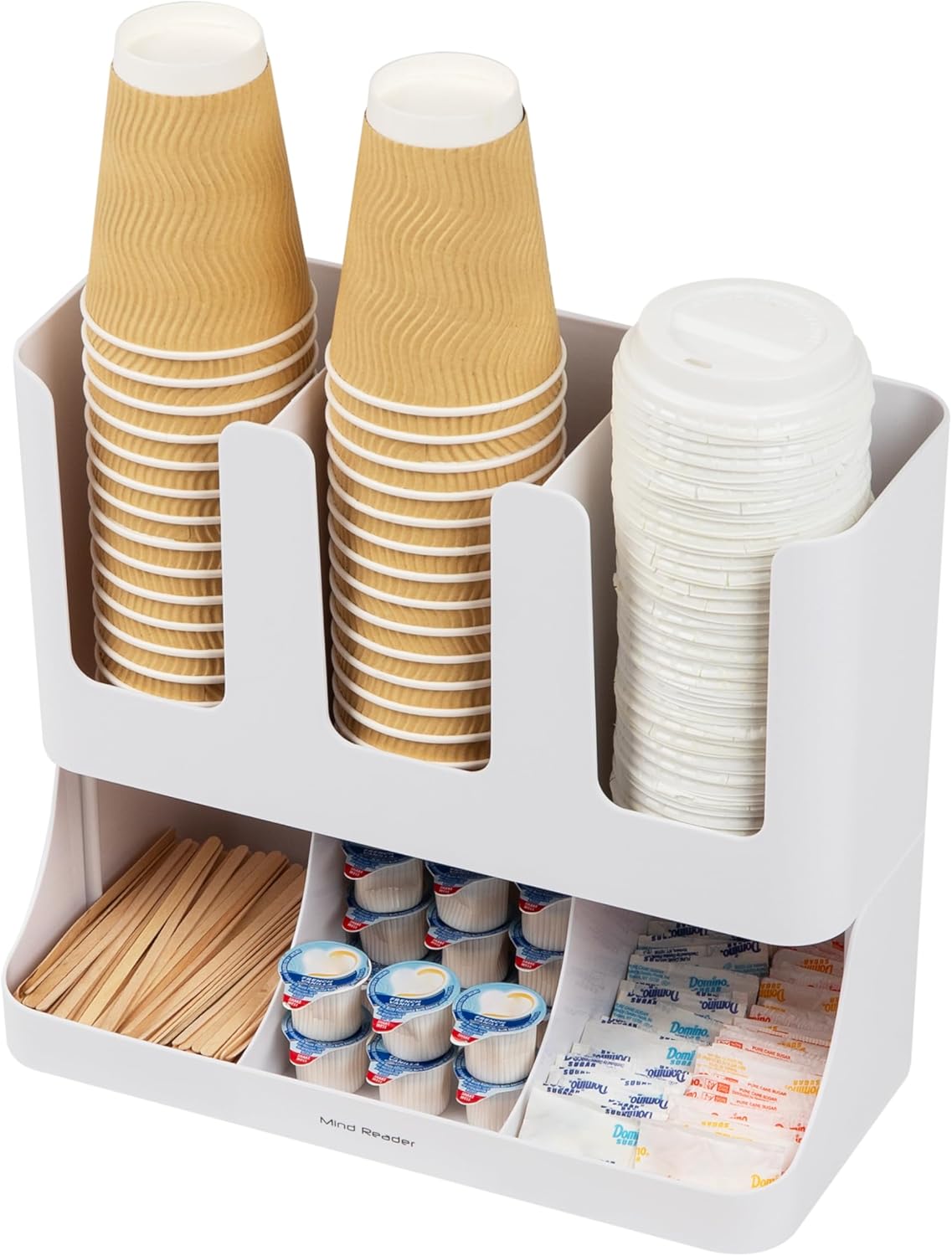 6 Compartment condiment and storage organizer - Mind Reader