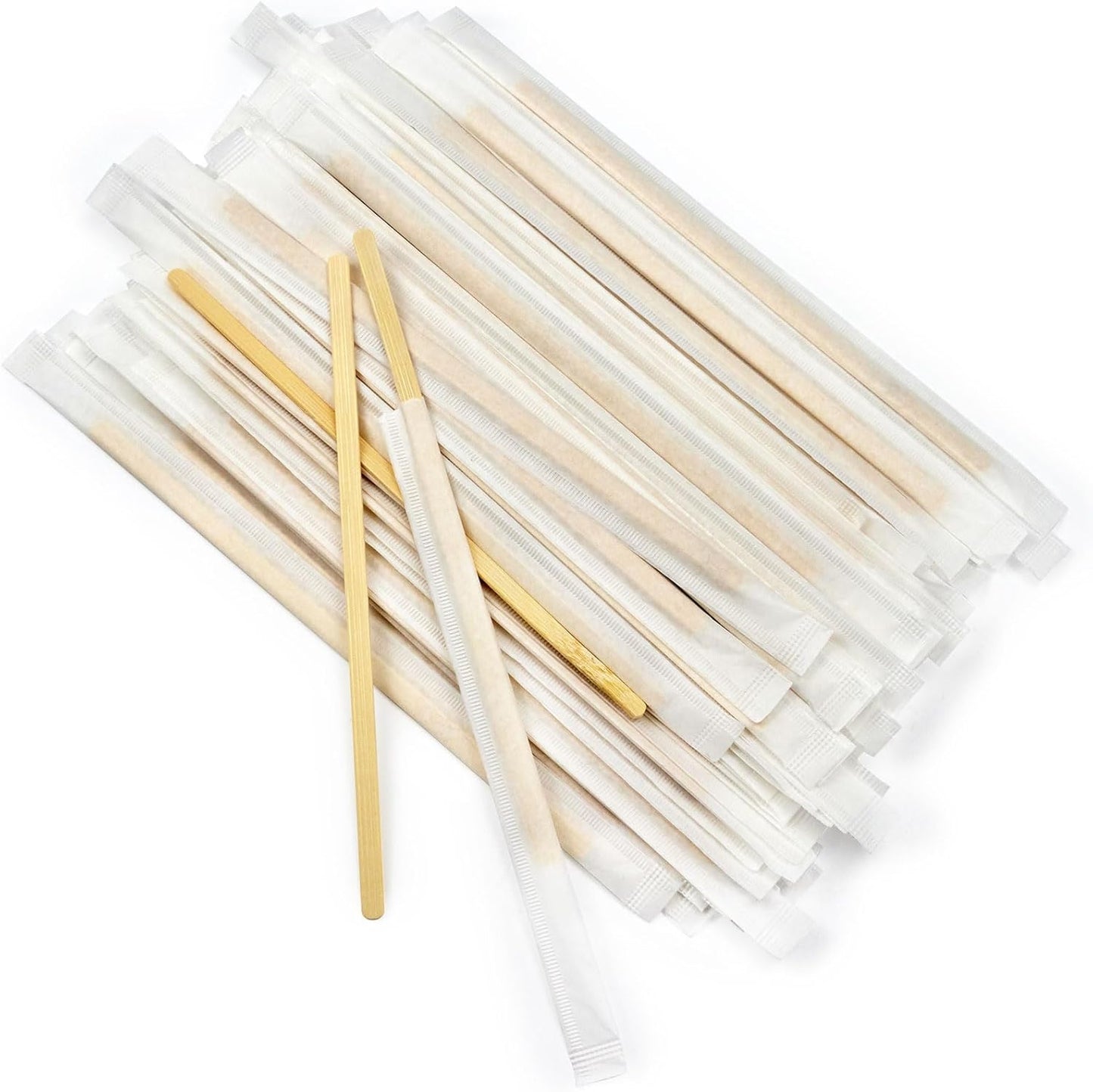 Bamboo Coffee Stirrers individually wrapped - Boesma