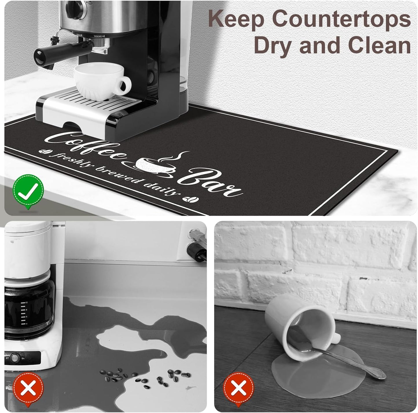 Absorbent Coffee Mat - CooRug