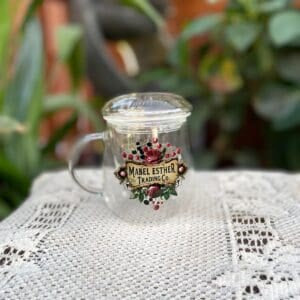 Glass Teacup with Steeper
