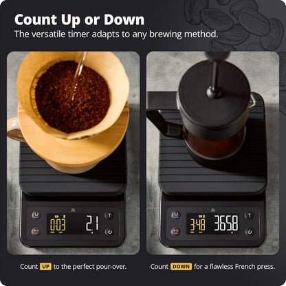 Digital coffee scale with timer - Greater Goods