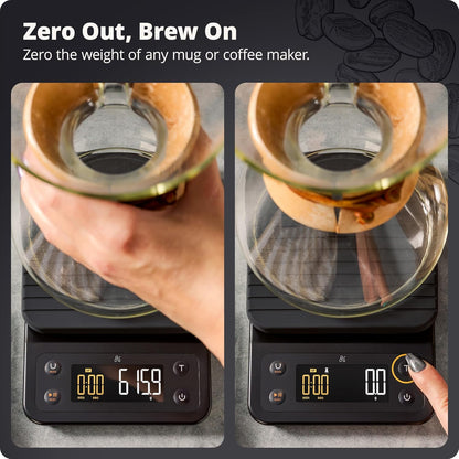 Digital coffee scale with timer - Greater Goods