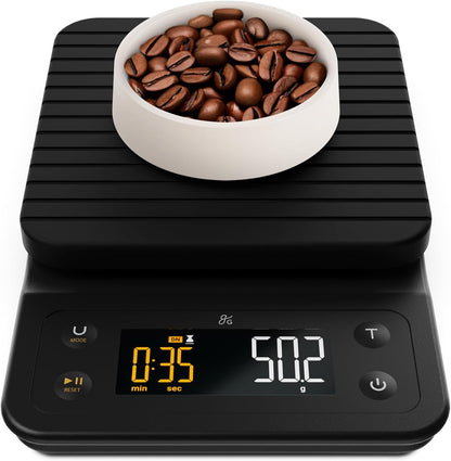 Digital coffee scale with timer - Greater Goods