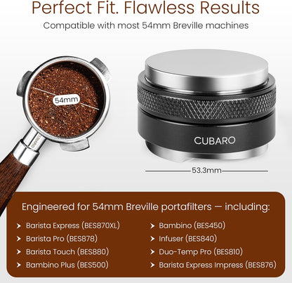 Espresso distributor and tamper - Cubaro