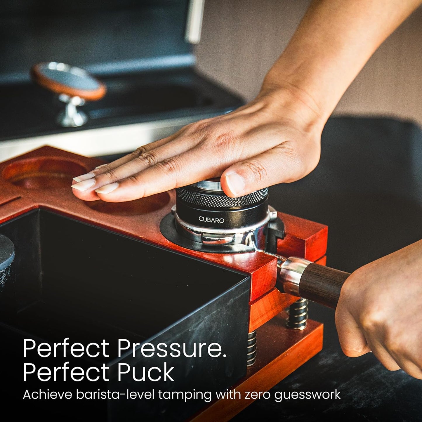 Espresso distributor and tamper - Cubaro